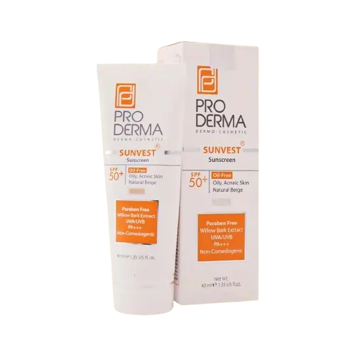 ضد آفتاب پوست چرب SPF50 پرودرما