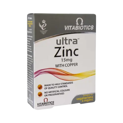 قرص اولترا زینک 15 میلی گرم ویتابیوتیکس