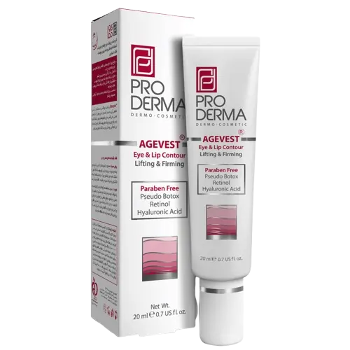کرم ضد چروک دور چشم و لب پرودرما (Proderma Agevest)
