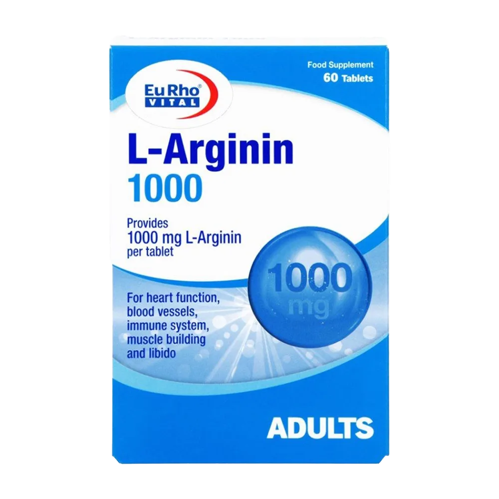 یوروویتال ال آرژنین 1000م.گ 60عددی