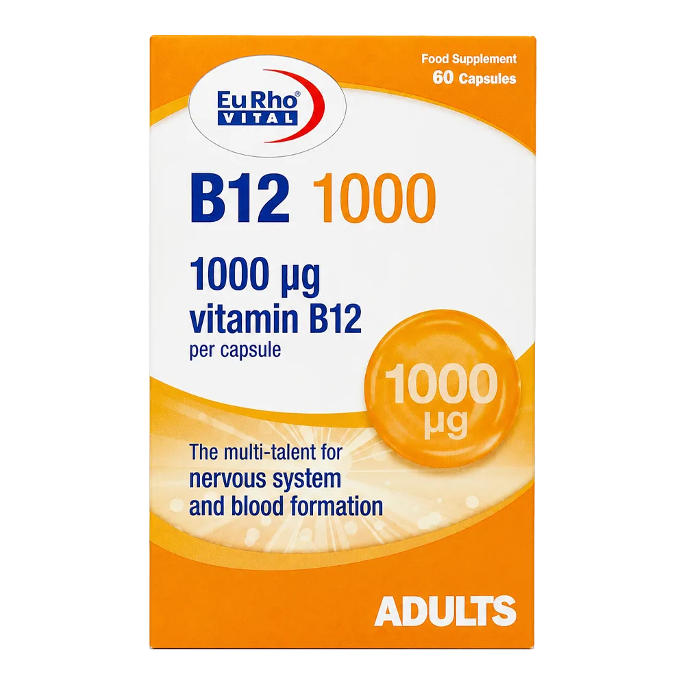 EURHO VITAL B12 1000 60 CAP